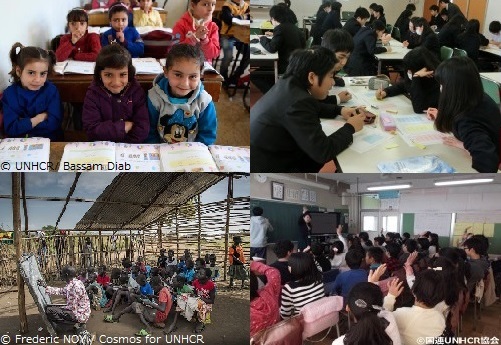 国連UNHCR協会の出張授業と学習訪問（難民とUNHCRと国際協力）